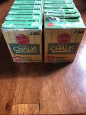 VINTAGE Prang Hygieia Yellow 31344 Dustless Board Chalk (2) 12 Box Cases Sealed