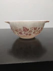 PYREX Gooseberry Pink Mixing Bowl 443 Glass Nesting 8.5 in Diameter Round
