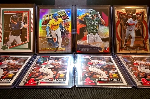 Roman Anthony ● 8 Rookie Card Lot ● 6 2026 Topps Series 1, 2025 Donruss & Select