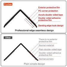 Clear Self-Adhesive Wall Corner Protectors-2 PCS o