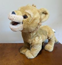 Disney The Lion King Talk Roar Simba Animated Plush Toy Animal Young WORKS