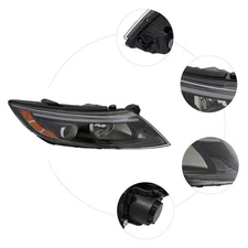 Right Passenger Side Fits 2014 2015 KIA Optima Halogen Headlight Lamp Assembly