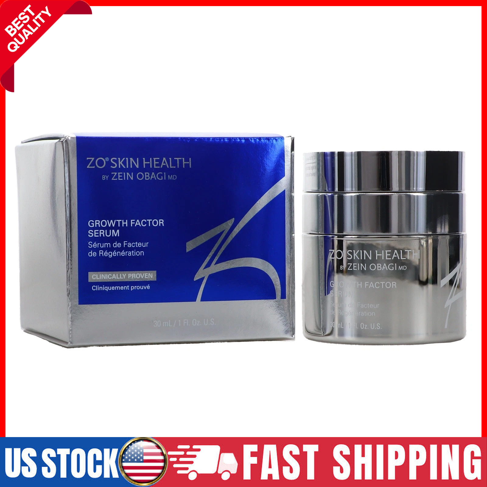 ZO Skin Health Growth Factor Serum Plus 30ml / 1 fl oz USA
