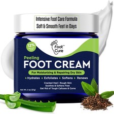 Tea Tree Oil Foot Cream - Moisturizing Athletes Foot Care For Dry Cracked Fee...