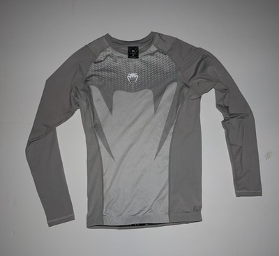 Venum Attack Rashguard Long Sleeve MMA Men s Size M