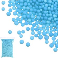 Foam Beads 7-9mm Blue Polystyrene for Craft  Party Decorations