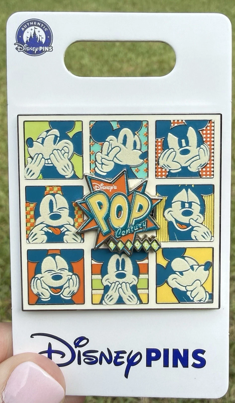 Disney Parks Pop Century Resort Mickey Mouse Phone OE Pin