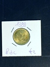 MONETA   REPUBBLICA ITALIANA  20 LIRE 1988 FIOR DI CONIO  VEDI FOTO LEGGI NOTE