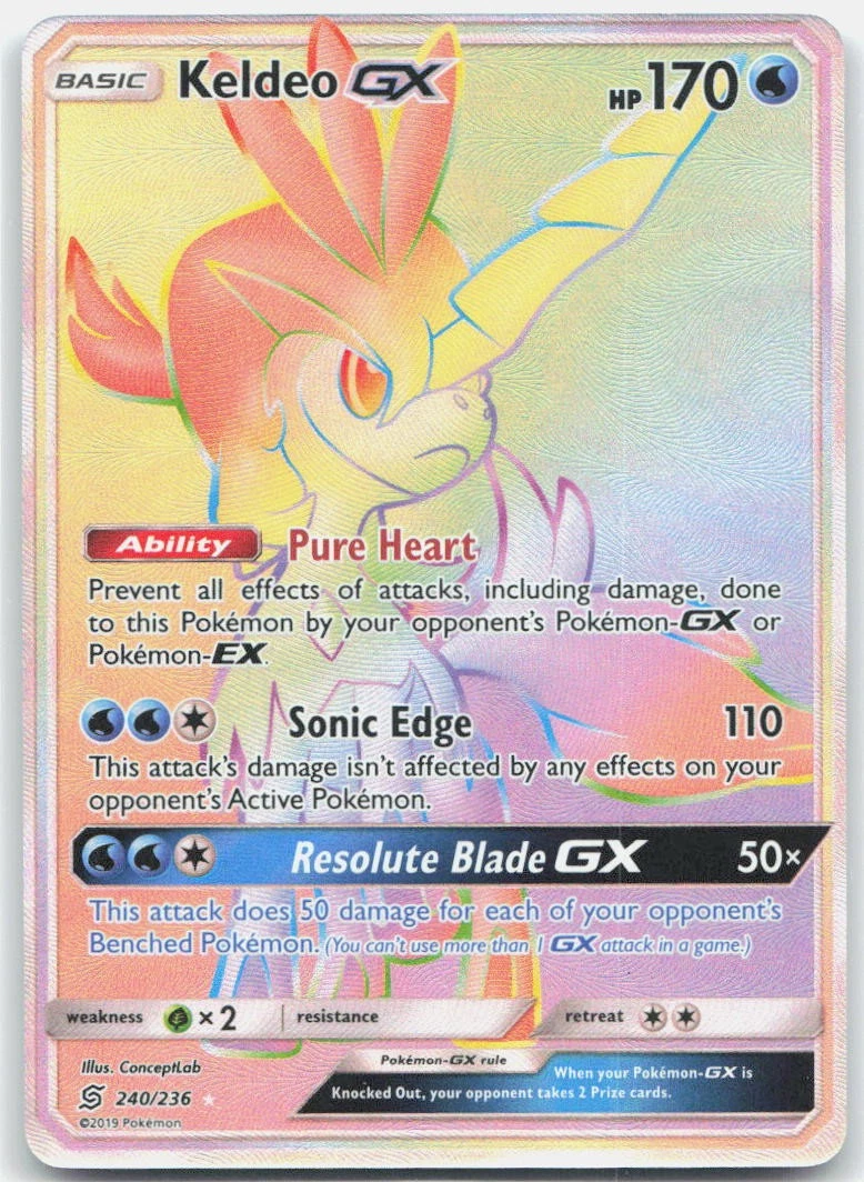 Keldeo GX 240/236 Sm-Unified Minds for sale | eBay