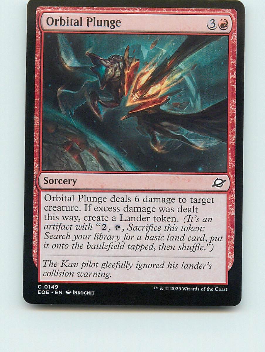 Orbital Plunge - C149 - MTG - Edge of Eternities (EOE)