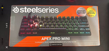 SteelSeries Apex Pro Mini 60% Wired Gaming Keyboard RGB Black English QWERTY