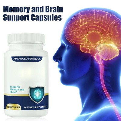 Brain Defender Memory & Brain Support Capsules,Advanced Cognitive Formula 60ct