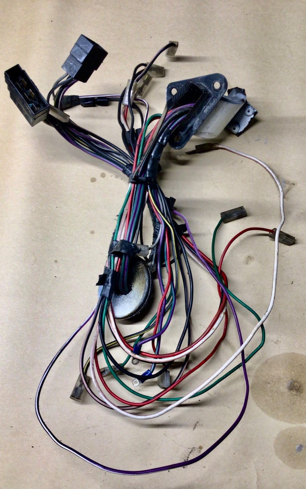 1966 - 1980 Rolls Royce Silver Shadow  Wraith II Front Right Door Wiring Harness