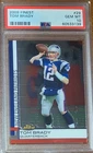 2009 Topps Finest Football #29 Tom Brady New England Patriots PSA 10