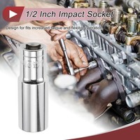 Schlagschrauber SteckschlüSsel Langlebig Werkzeug 80Mm 6-Punkt 21Mm FüR 1/2 Zoll