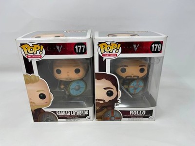 vikings Funko Pop! Vinyl: Ragnar Lothbrok #177 & Rollo #179 bundle