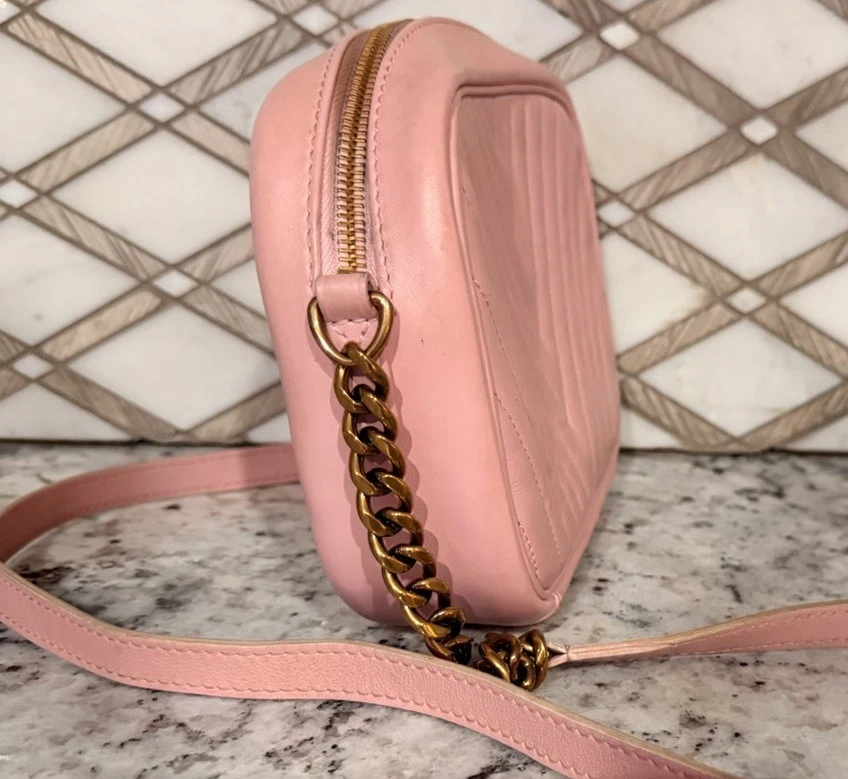 Bolso Bandolera/Hombro Louis Vuitton Rosa New Wave Cuero con Correa de Cadena Foto 3 de 4