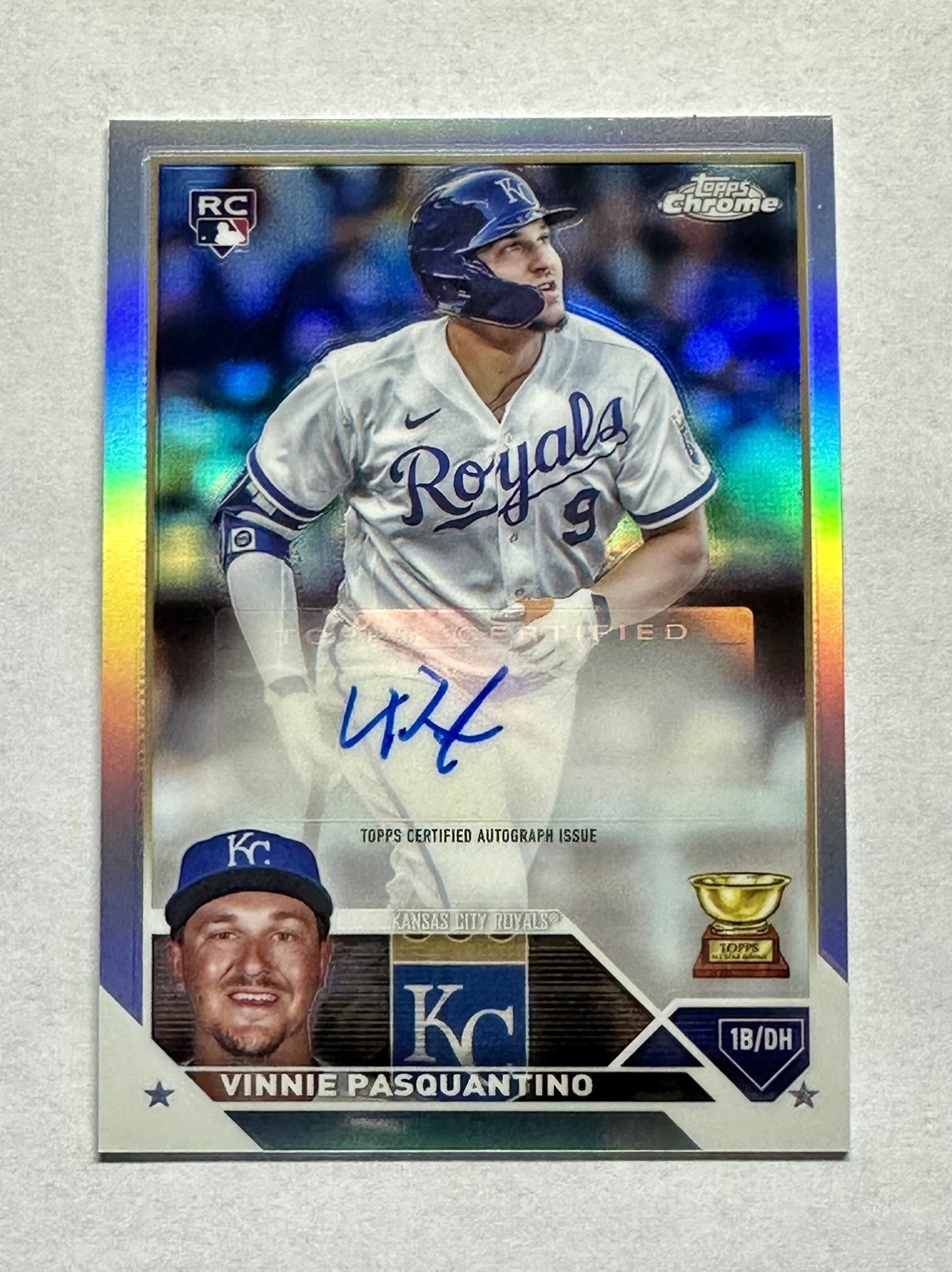 2023 Topps Chrome Update Vinnie Pasquantino Rookie Auto  #AC-VP Refractor /499