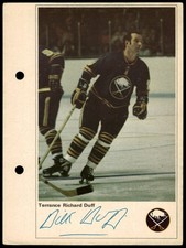 1971-72 Toronto Sun NHL Action Players Dick Duff Buffalo Sabres