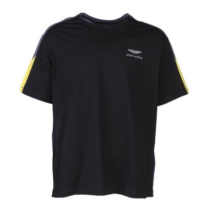 Hackett London x Aston Martin Racing Herren T-Shirt Schwarz Baumwolle Gr. 3XL