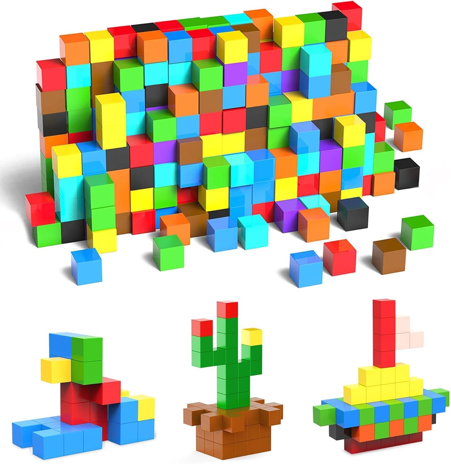 Magnetic Building Blocks Toddlers STEM Toy