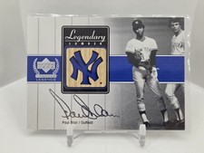 2000 UD Yankee Legends Paul Blair GOLD Legendary Lumber Game Used Bat A