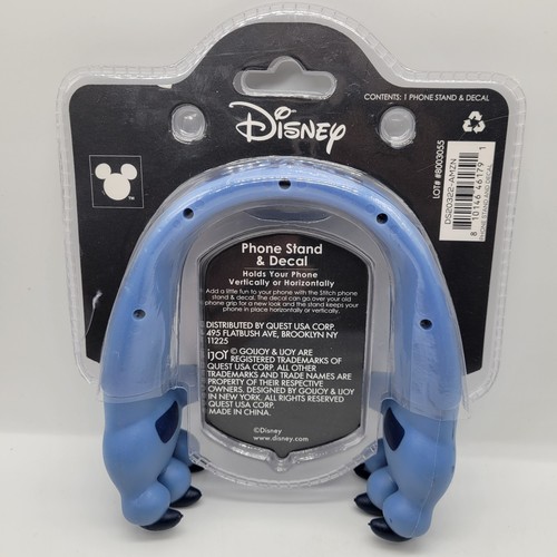 Support téléphone et décalcomanie Disney Stitch neuf scellé adapté pour visionnage ou appel vidéo - Photo 2 sur 8