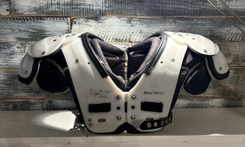 Douglas 25XL Pro Team Extra Large 20”-21” Football Shoulder Pads - White