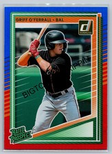 2025 Panini Donruss Vance Honeycutt #161 Red & Blue Rated Prospect Orioles
