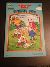 Vintage 1984 Rainbow Brite Sticker Fun My Sticker Album Brand New Unused 