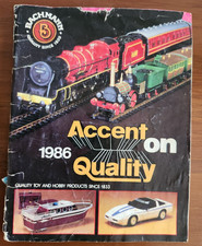 VINTAGE 1986 BACHMANN HO SCALE PRODUCT MAGAZINE CATALOG TRAINS RACING BOATS
