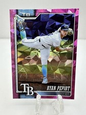 2026 Topps Series PINK Diamante Foil #313 Ryan Pepiot - Tampa Bay Rays SP