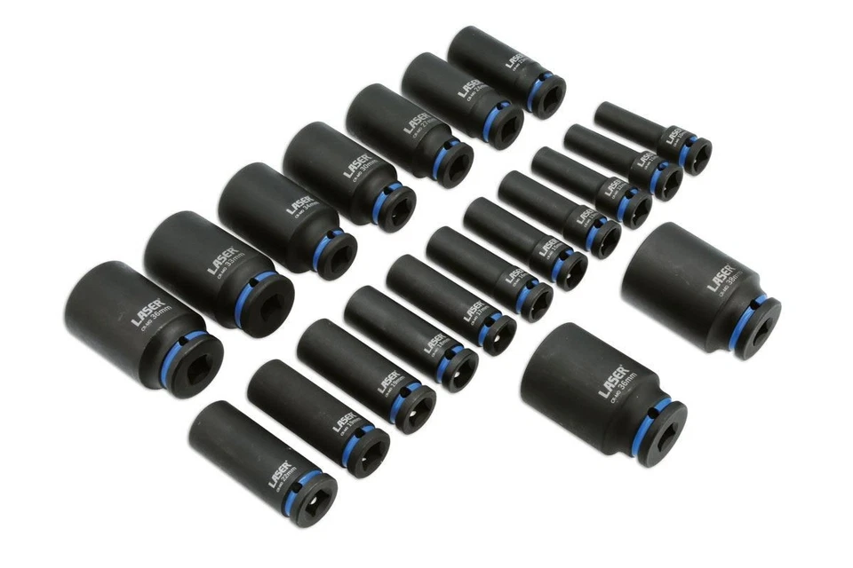 Laser Tools 6830 Deep Impact Socket Set 1/2"D 20pc - Image 4 of 4