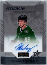 2020-21 O-Pee-Chee Platinum - Rookie Autographs Thomas Harley #R-TH (AU, RC)