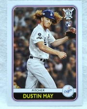 2020 Topps Big League Dustin May #60 Los Angeles Dodgers 