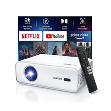 Aurzen EAZZE D1 Smart Projector with WiFi and Bluetooth, Netflix-Officially-L...