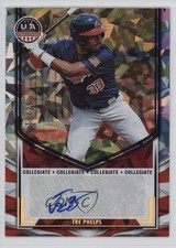 2025 Panini Stars and Stripes Crystals 19/25 Tre Phelps #NTS-TP Auto 0j81