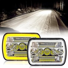 5x7 H6054 H5054 Led Headlights,7x6 Inch LED headlights LED Hi/Low Beam,DRL,Tu...