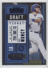 2020 Panini Contenders Draft Ticket Blue 86/149 Max Muncy #2 aw2