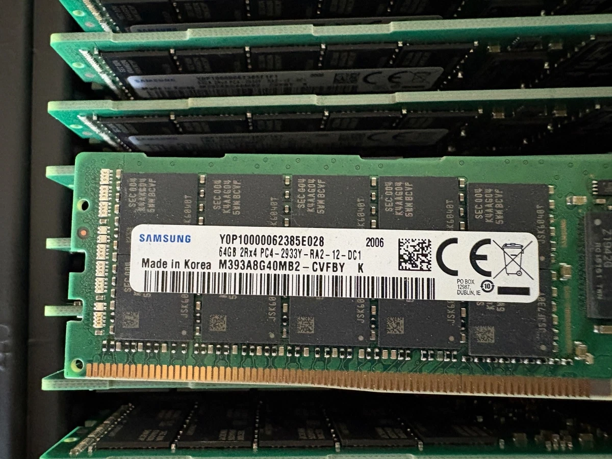 Samsung DDR4 SDRAM 64 GB Total Capacity Memory (RAM) for sale | eBay
