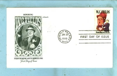1980, Scott #1803 ARTMASTER FDC, "Honoring W.C. Fields"... - Image 1 of 3
