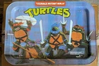 Vintage 1988 Teenage Mutant Ninja Turtles (TMNT) Metal Dinner Tray Mirage CLEAN