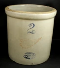 Vintage Red Wing Union Stoneware Crock 2 Gallon Antique Pottery VERY NICE # 1