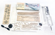 Keil Kraft Fw190 Focke Wulf 1/72 Balsa Wood model kit rubber powered 17.5” Boxed
