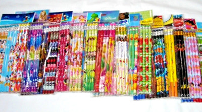 Disney Cartoon Pencils Back to School Supplies Stationary 12 pieces