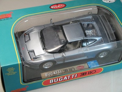 Bugatti EB 110, 1:18 Anson Nr. 30303-W in silber