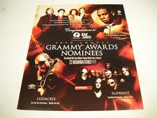 The KILLERS Jay-Z LUDACRIS Slipknot original 2005 Promo Display Ad