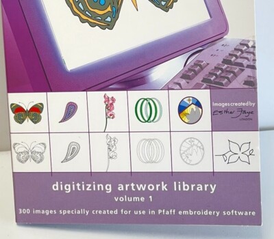 Pfaff Digitizing Artwork Library vol 1. CD This is artwork for digitizing! NEW