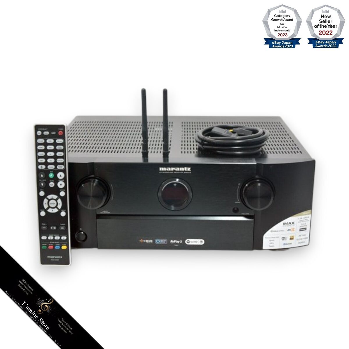Marantz SR6015 9.2 Channel 8K AV Receiver 3D Audio HEOS Marantz SR6015 9.2 Channel 8K AV Receiver 3D Audio HEOS