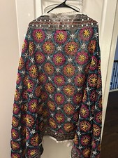 Handmade dupatta long pakistani indian scarf summer wear party wear